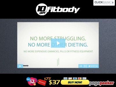 10 Day Fit Body - Fitness Program, Diet Plan, Best Workout