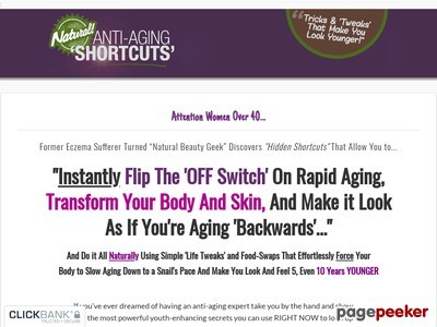 Ageing - Natural Anti-aging Shortcuts - New High-converting Anti-aging Offer!