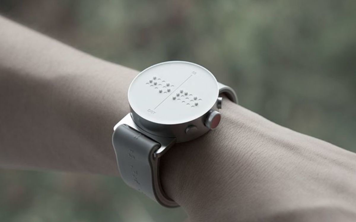 World's First Braille Smartwatch Will Allow The Blind To Feel Messages