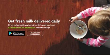 Digitized Milk Delivery Startups : Delivery Of Milk
