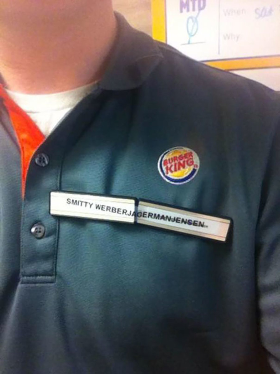 funny unfortunate name tags 5 - 17 People That Are Wearing Hilariously Unfortunate Name Tags