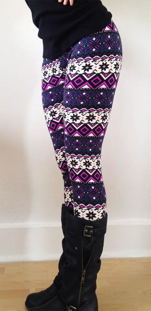 Women+leggings+Flower+Leggings+Colorful+Leggings+by+JillNicoleCo,+$16.00...