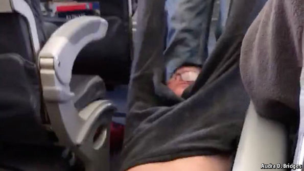 United Airlines Forcibly Removes A Man From An Overbooked Flight