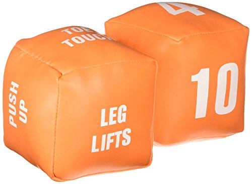 American Educational Products Cubes With Actions Numbers Fitness Dice, Set Of 2
