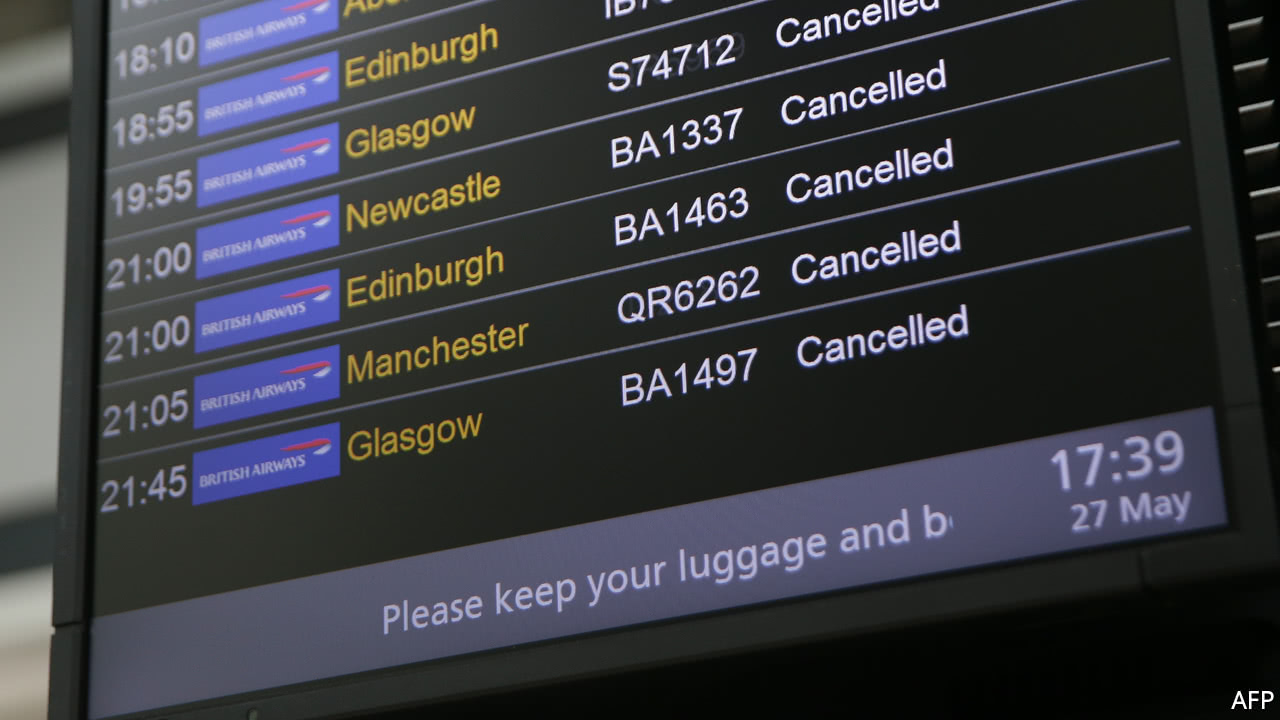 A Computer Failure At British Airways Causes Chaos