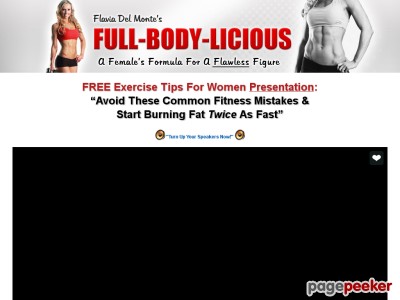 Flavia Del Monte's Weight Loss And Fitness For Women - Get A Flawless Female Figure