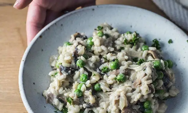Creamy Vegan Risotto - 101 Thanksgiving Recipes With No Meat Or Dairy
