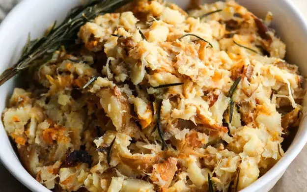 Slow Cooker Rosemary Carrot Parsnip Mash - 101 Thanksgiving Recipes With No Meat Or Dairy