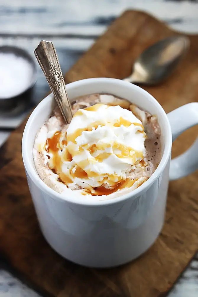 slow cooker salted caramel hot chocolate - Get Cozy With Crock-Pot Cocktails This Holiday Season