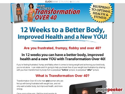Transformationover40.com  Shari Fitness Presents &quot;Transformation Over 40&quot; Fat Loss Over 40