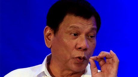 Philippine President Rodrigo Duterte © Romeo Ranoco - Duterte Says He Tossed Kidnapper Out Of Helicopter, Threatens To Do Same With Corrupt Officials — RT News