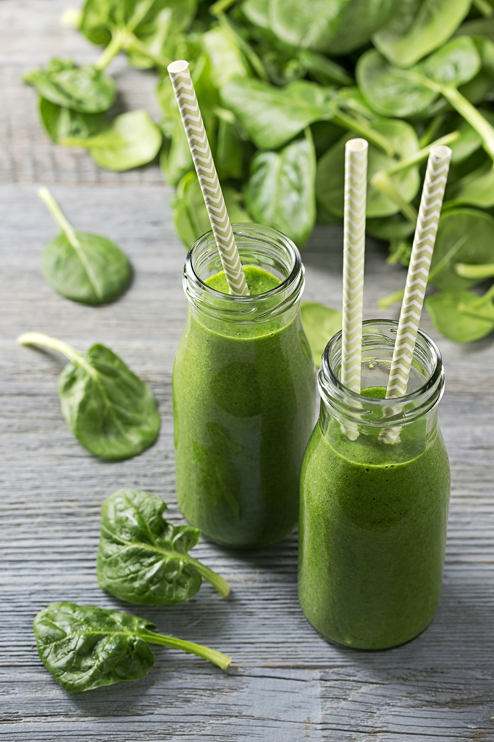 Green Power Bliss Smoothie Recipe with Spinach, Chia and Pea Protein - Learn How To Cook Spinach Perfectly Every Time: 5 Ways To Savor Its Simplicity