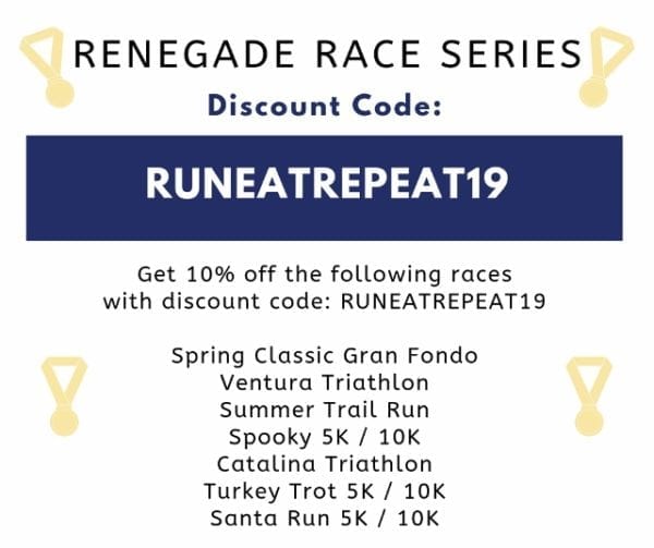 RENEGADE RACE SERIES Discount coupon code 2019 - New Race Discounts And Coupon Codes OC Marathon, Revel And More!