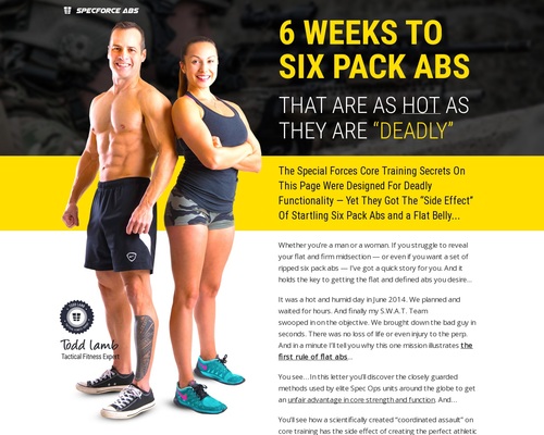 alpha - SpecForce Abs - 6 WEEKS TO SIX PACK ABS THAT ARE AS HOT AS THEY ARE “DEADLY”