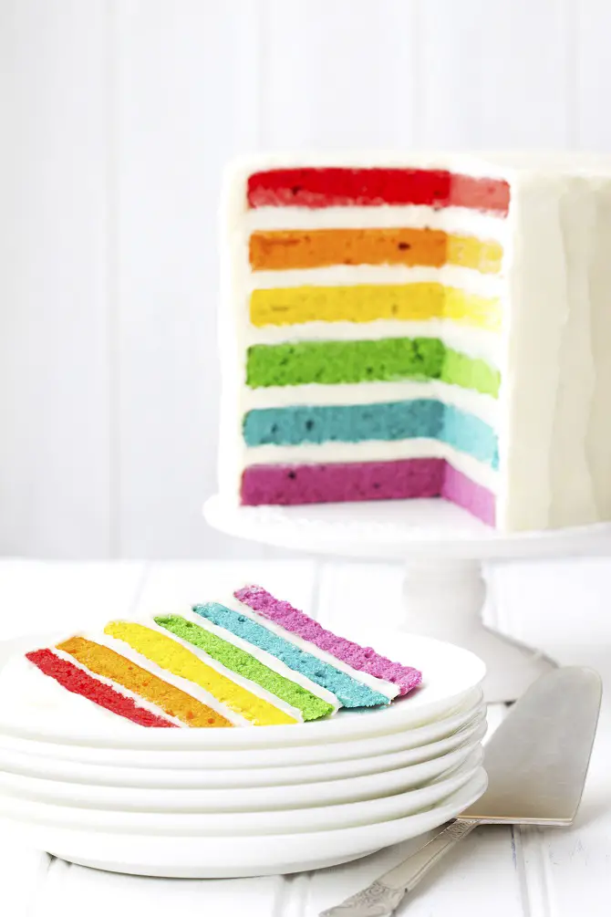 rainbow layer cake recipe