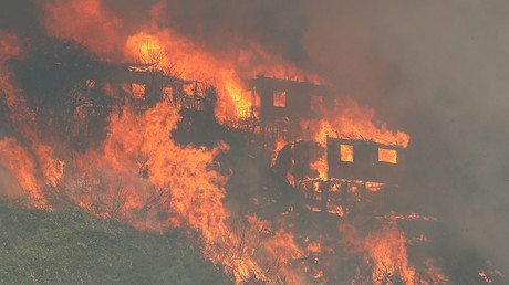Savage Wildfire Burns 100 Homes In Chile, Forces Evacuations (PHOTOS) — RT News