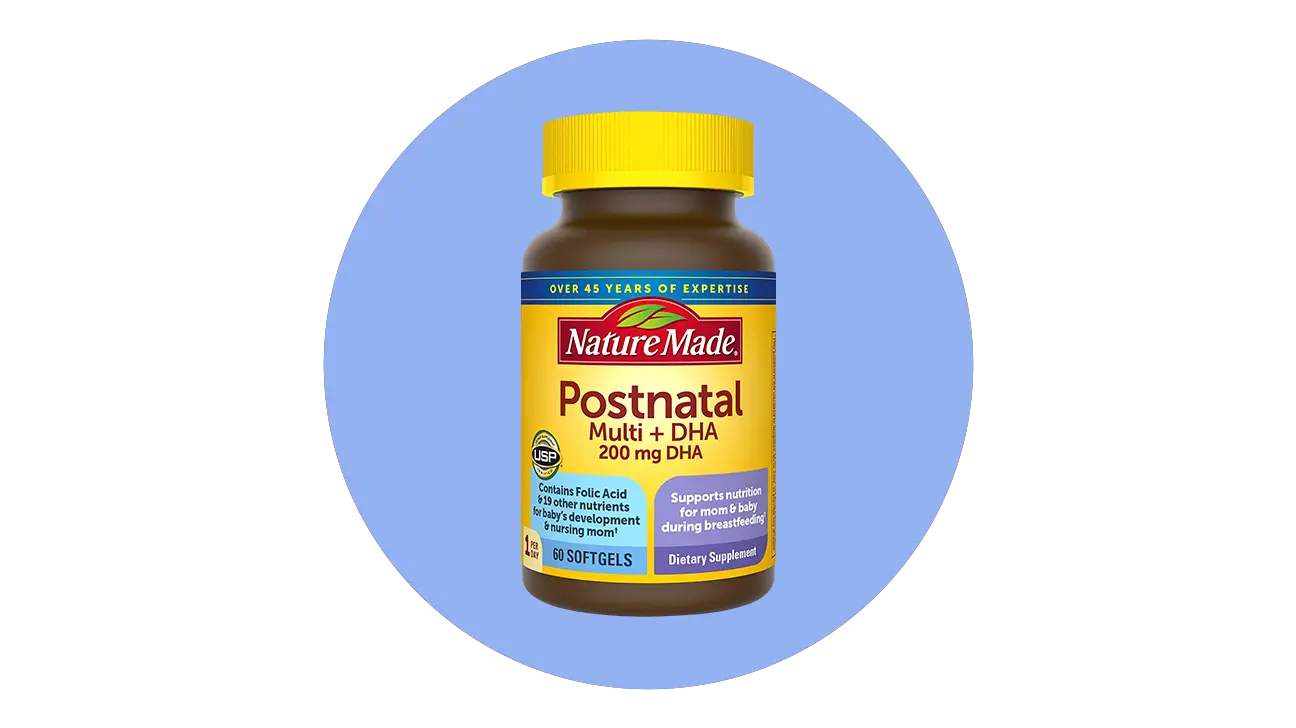 NatureMade Postnatal Multivitamin + 200 mg DHA Softgels - The Posts With The Most: The 9 Best Postnatal Vitamins Of 2022