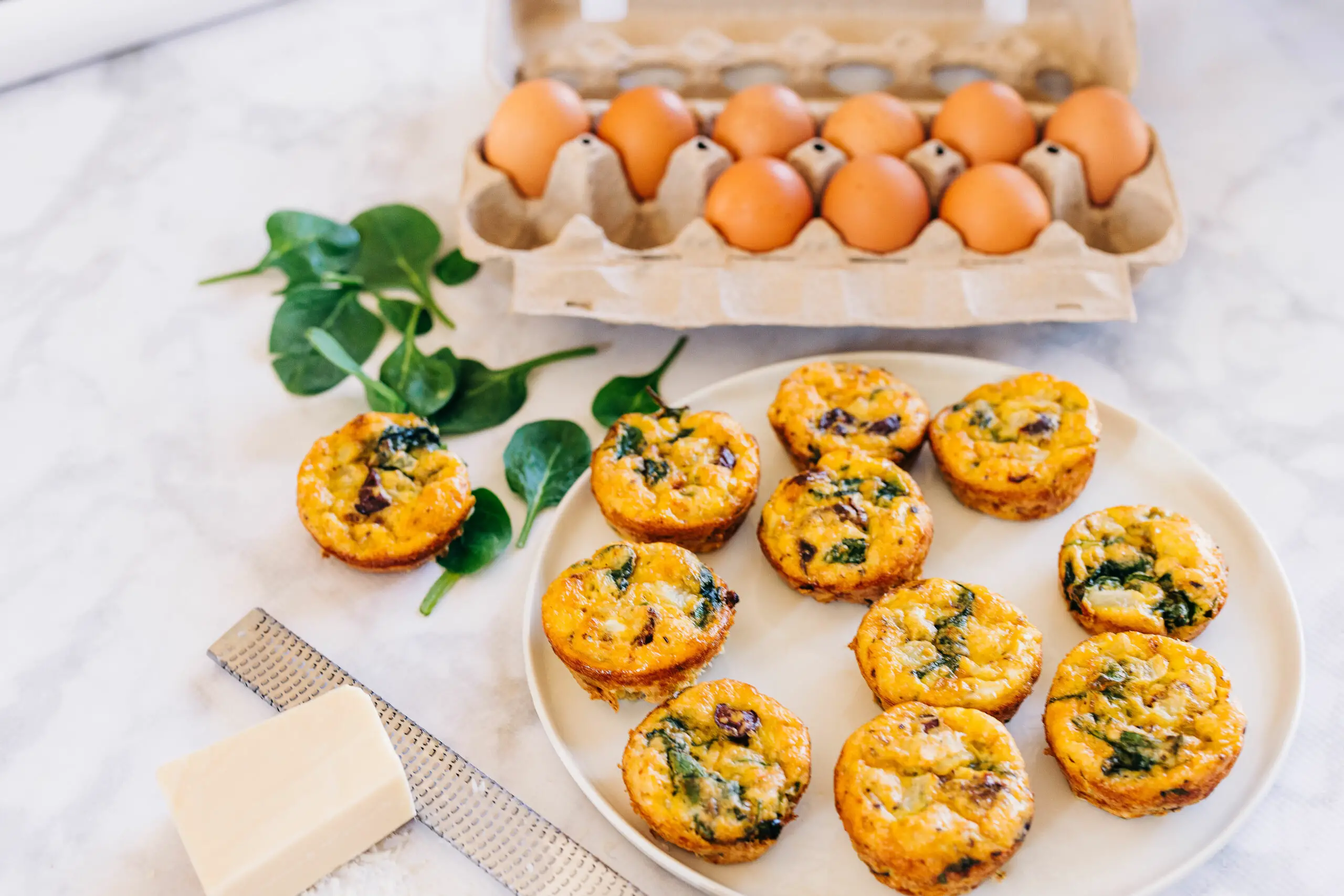 Mediterranean egg bites (gluten-free and dairy-free) - School Morning Breakfasts For Kids