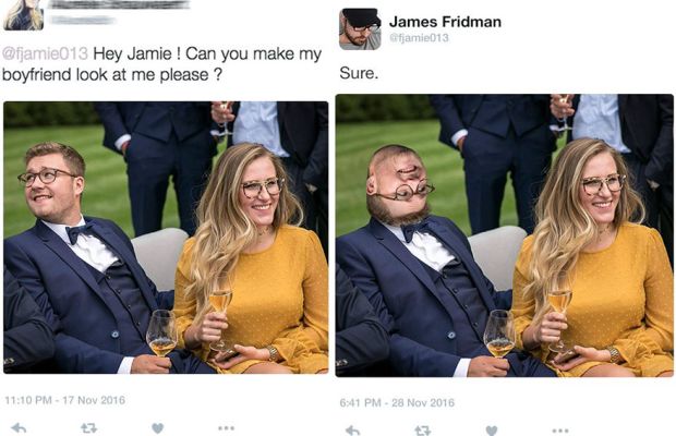 funny twitter photoshop troll 16 - Photoshop Troll Responds To Requests Over Twitter With Hilarious Results