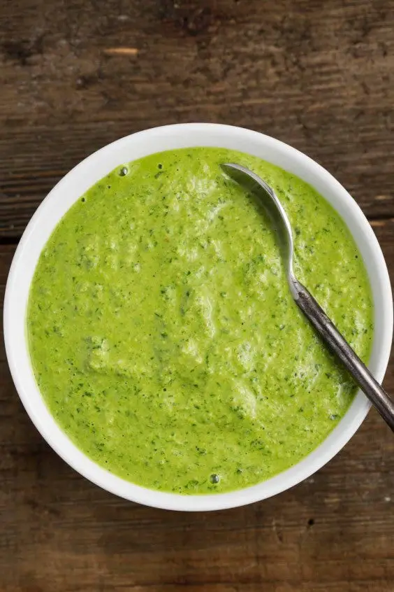 12. Lemony Green Pesto Sauce - 27 Food Processor Recipes That Will Motivate You To Finally Start Using It