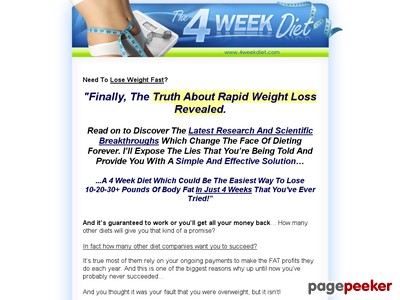 4 Week Diet - 4 Week Diet | Lose Weight Fast And Easy | Weight Loss