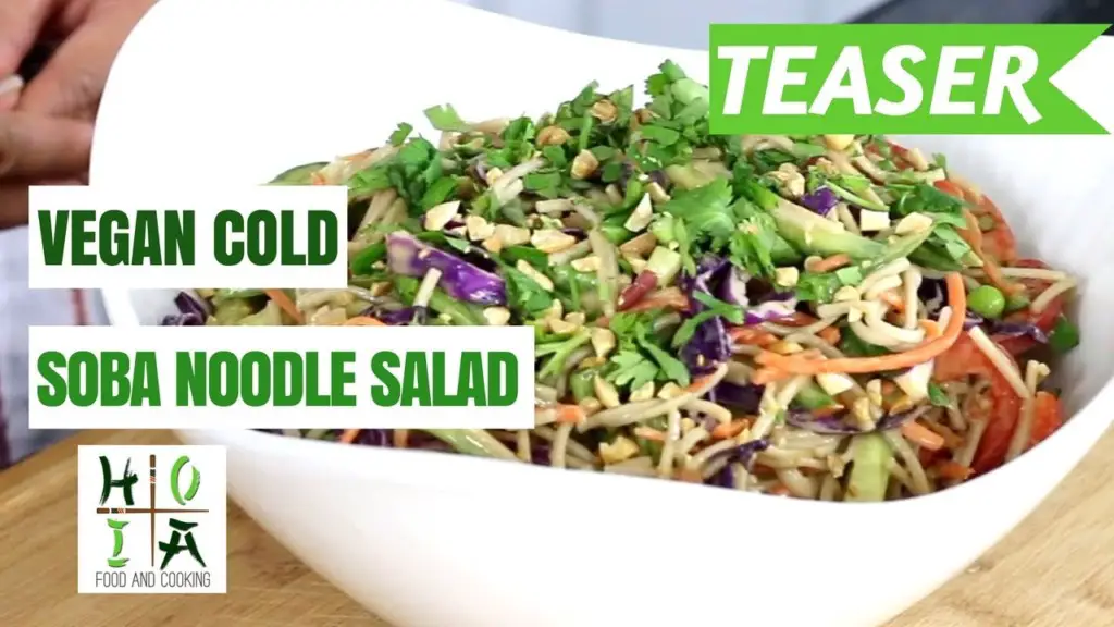 HOIA: HEALTHY ORGANIC Vegan Cold Soba Noodle Salad TEASER | Diane Yang ...